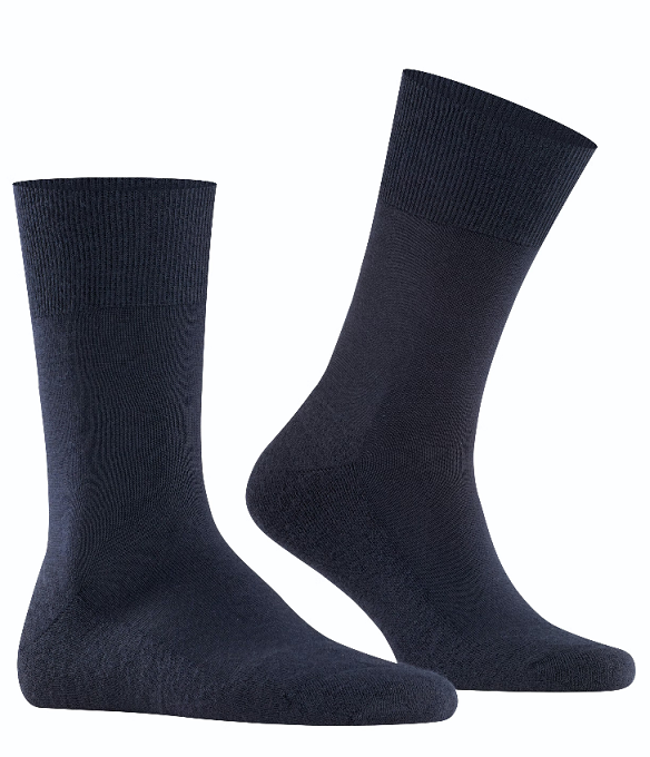Falke Tagessocke Airport PLUS (klimaregulierend+Polsterung) navyblau Herren - 1 Paar